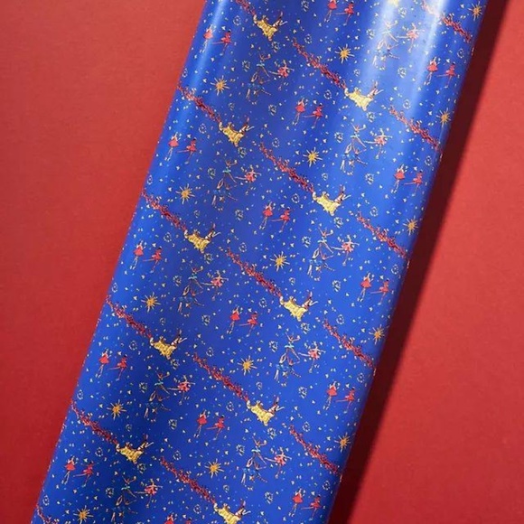 Anthropologie  Pauline de Roussy de Sales  Christmas Wrapping Paper Roll - Picture 1 of 2